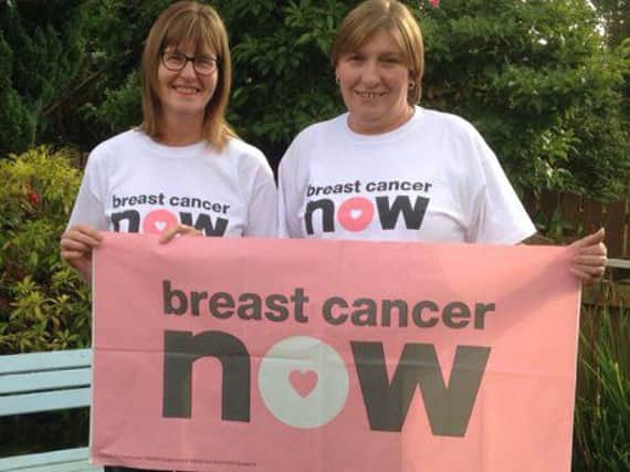 Teresa Simpson and Barbara Seed are fund-raising for Breast Cancer Now