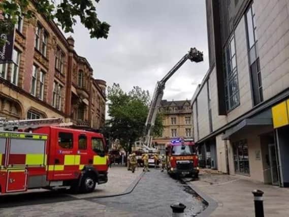 Firefighterswere forced to test their fire-safety work undertaken in the wake of the Grenfell tragedy, after a fire broke out in a Preston city centre high rise block.