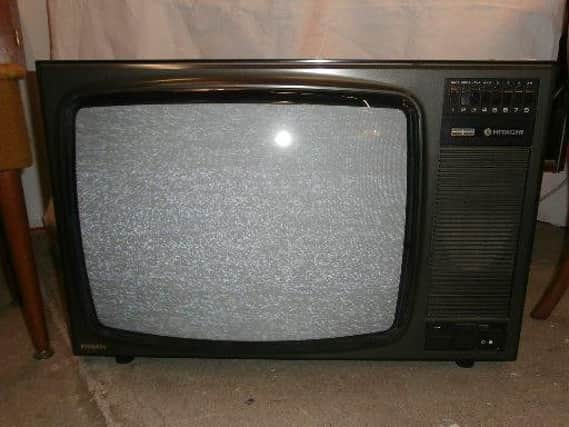 This Hitachi TV is from the 1970s and is on sale for 150