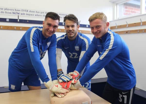 PNE players show the importance of CPR