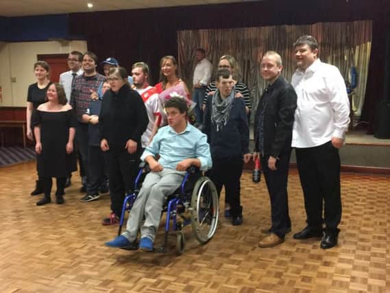 Members of Sporting Challenge held a talent show