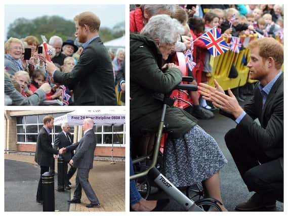 Prince Harry has visited Norcross and St Michaels on his visit