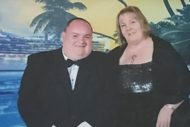Ian Calver with his mum Dorothy