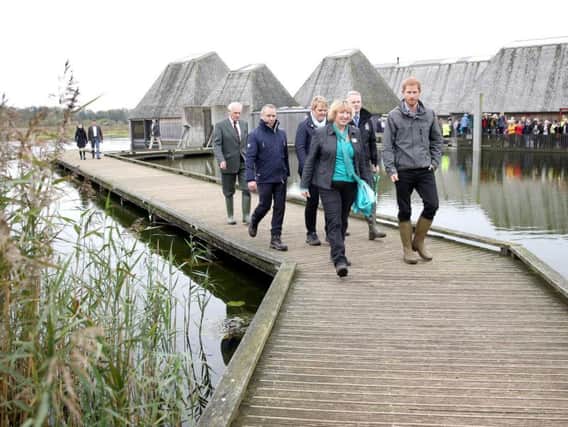 Prince Harry at Brockholes