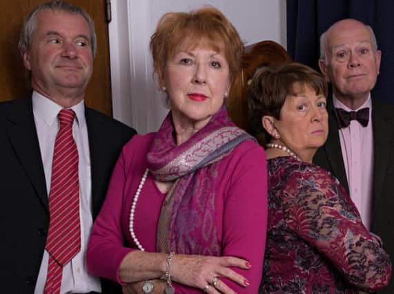 The cast of Equally Divided by Fylde Coast Players