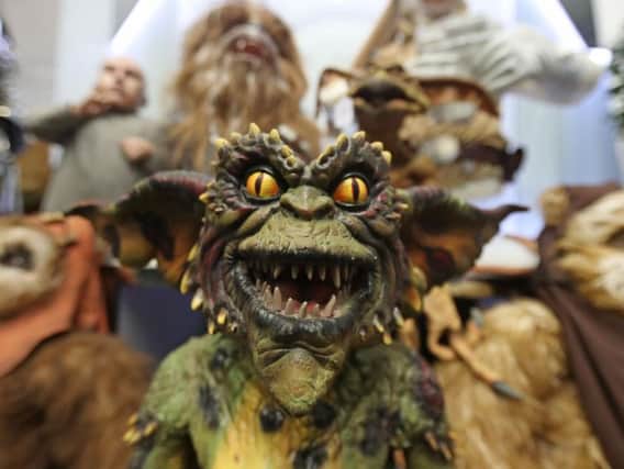 A Gremlins movie replica puppet