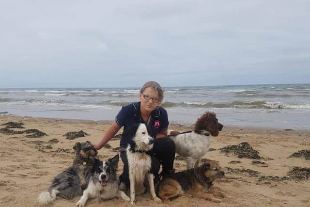 Dog walker Annabel Cookson fears she could lose up to 1,000 a month.