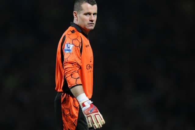 Shay Given in action for Aston Villa