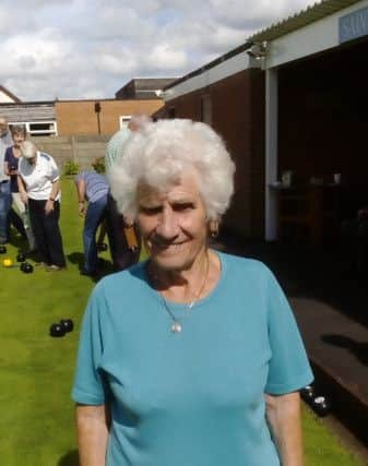 90-year-old Amy Clisham, who has been with Farington St Paul's Bowling Club for more than 40 years