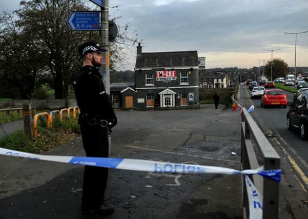 Police cordoned off the Shawes Arms and called the bomb squad