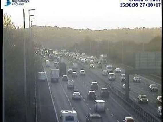 Short delays on the M6 southbound