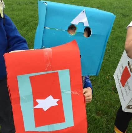 Barnacre Road School held a fun run buy homeless boxes for the needy