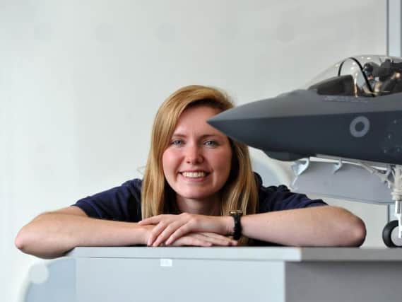 BAE Systems apprentice Anne Pilkington at Samlesbury