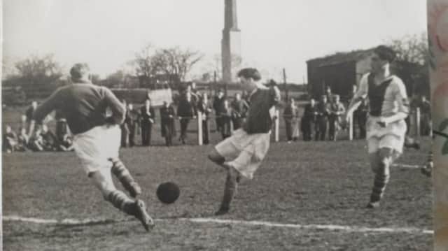 Chorley FC 1954-55 season: Roy Hatsell is on front row second on left. On his right is Harry McShane player manager whose son is Lovejoy actor Ian McShane