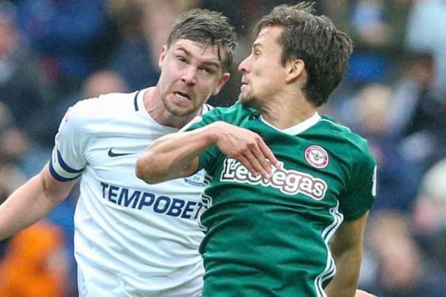 Paul Huntington is available for PNE's trip to Ipswich after serving a one-match suspension