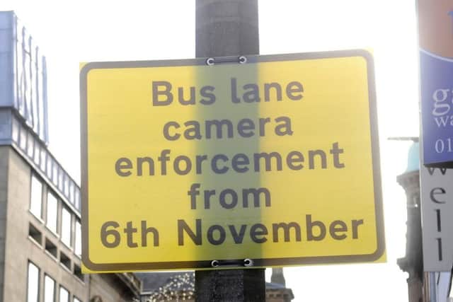 New warning signs in Fishergate, Preston
