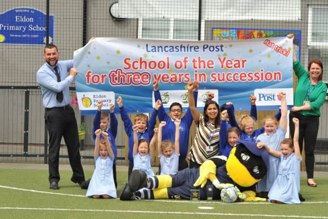 Photo Neil Cross
Eldon Primary School is having a special celebration to mark triple victory as LP Primary School of the Year with Deepdale Duck coming in as a surprise for the children to reward them for doing so well.