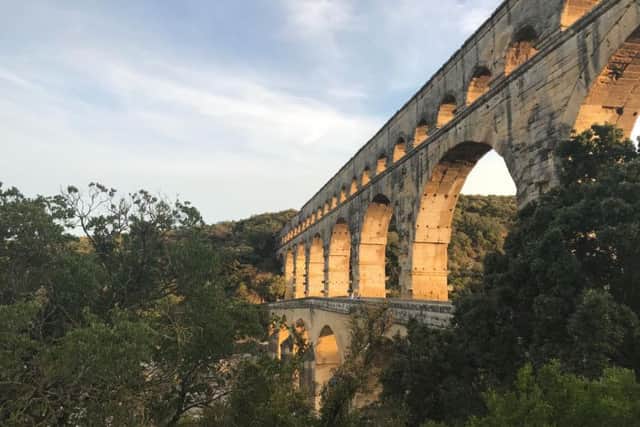 The Pont du Gard Roman aquaduct