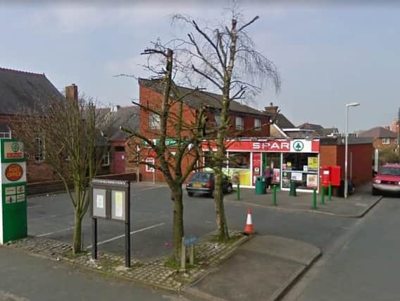 Police were called to the Spar Post Office on Old Liverpool Road
