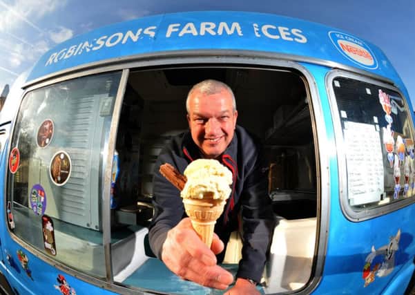 Photo Neil Cross
Robinson's ice cream man Bert French has retired after 36 years