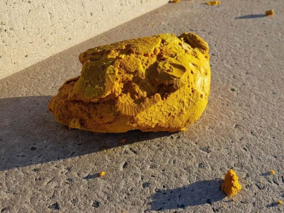 The substance 'likely' to be palm oil which has been discovered on Wyre beaches