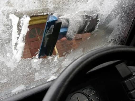 How do you clear your windscreen?