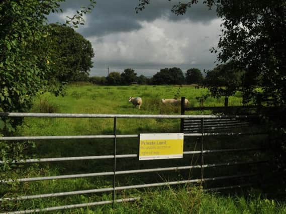 A view of the site off D'Urton Lane