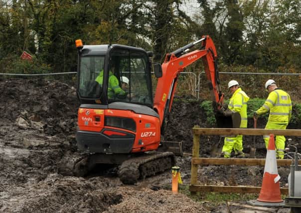 Photo Neil Cross
Preperation work begins on the site of the new Penwortham Bypass