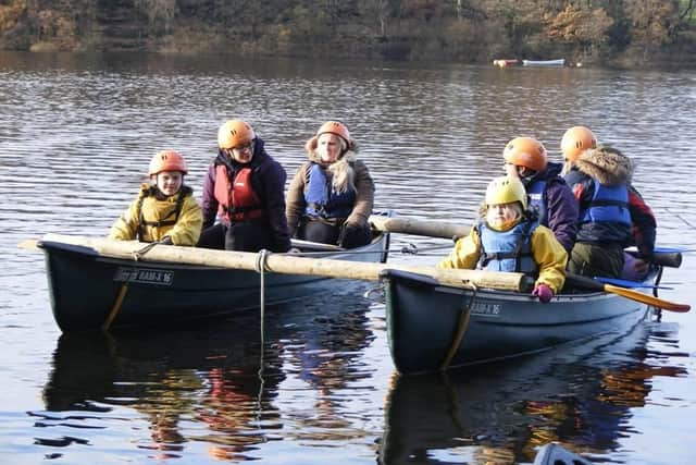 Canoeing at the Anderton Centre weekend