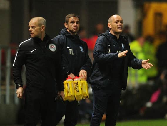 Alex Neil dishes out instructions at Bristol City.