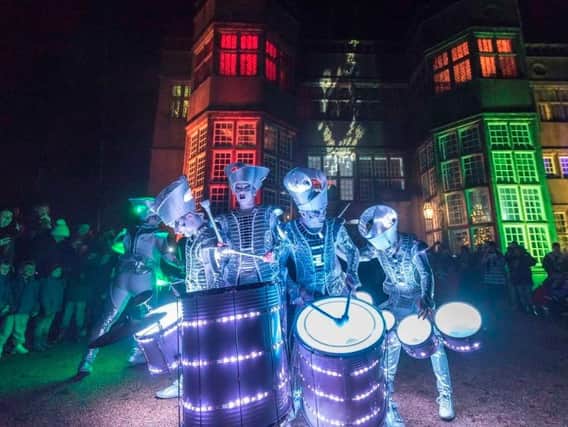 Performing amongst the lights will be the hugely popular illuminated act Spark