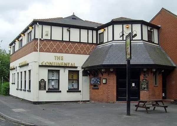 The continental pub in South Meadow Lane, Preston