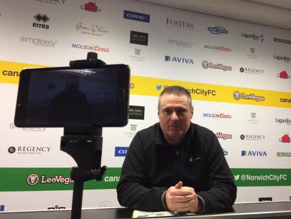Dave Seddon gives his take on an eventful day at Carrow Road.