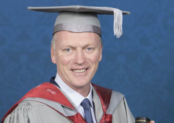 David Moyes has been made an Honorary Fellow of the University of Central Lancashire