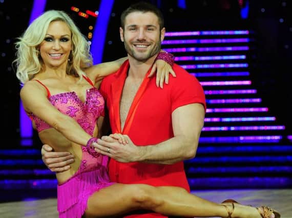 Kristina Rihanoff with rugby star Ben Cohen on BBCs Strictly