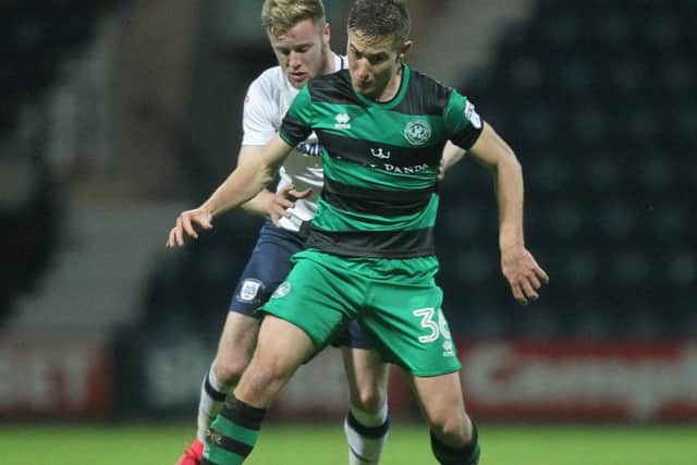 Kevin O'Connor was one of the two players to come on at the break for PNE.