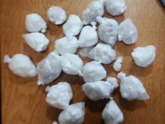 Police swooped on a property in Beaconsfield Terrace on November 29 and discovered a stash of class A and class B drugs.