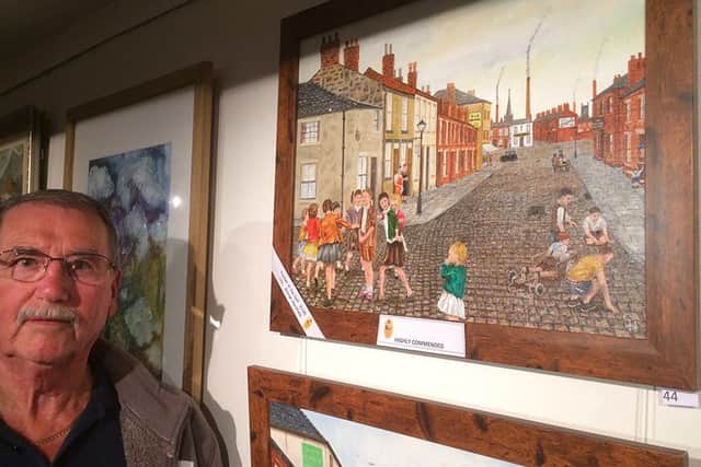 George Horsfield  at the Lodge Artists Annual Exhibition