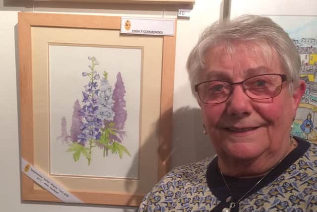 Anne Sandwell  at the Lodge Artists Annual Exhibition