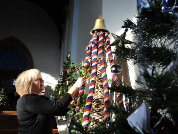 Villagers in Hoghton got their creative hats on to come up with sparkling designs at a Christmas tree and crib festival at Holy Trinity Church.