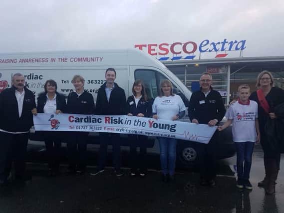 The cardiac screening at Tesco Extra in Leyland