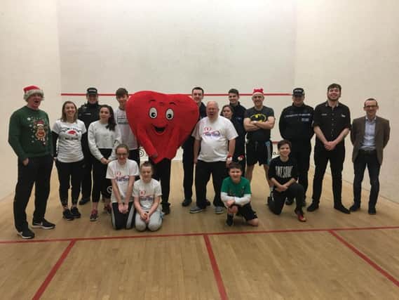 The one-mile fun run at Leyland Leisure Centre for Heartbeat