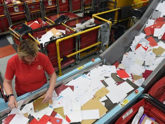 Royal Mail recommends that people post early