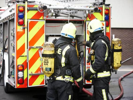 Firefighters put out a chimney fire in semi-detached house in Chorley.