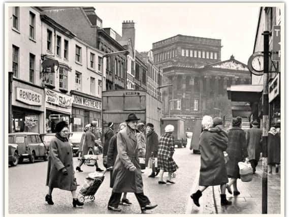 Friargate Street Scene, Preston. January 16, 1967