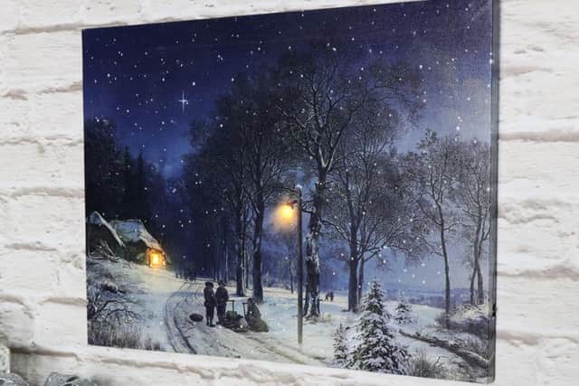 Winter Scene Christmas Canvas