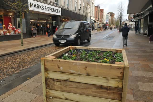 Photo Neil Cross The new anti-terrorist planters are being installed along Fishergate to prevent a vehicle attack similar to the ones in London and other European cities