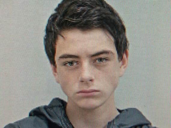 Kyle Collins has been missing from an address in Newcastle