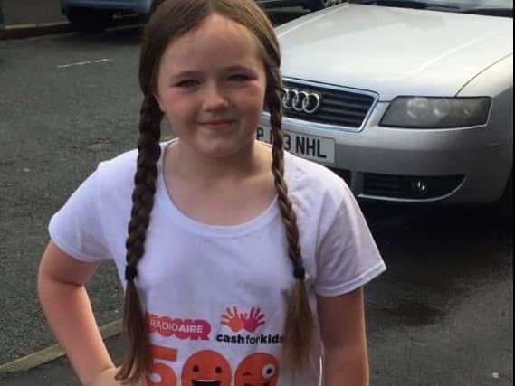 Lottie Draper, 10, from Chorley is one of Cash for Kids '500 faces'