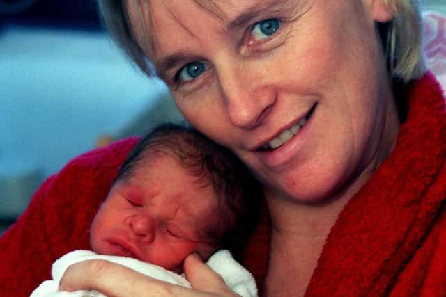 Yvette Ashton and baby Oliver Miles who was born at Sharoe Green Hospital in Preston